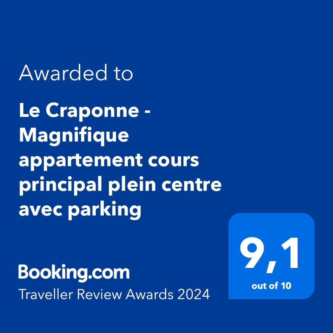 Le Craponne - Magnifique Appartement Cours Principal Plein Centre Avec Parking Salon-de-Provence Exterior foto